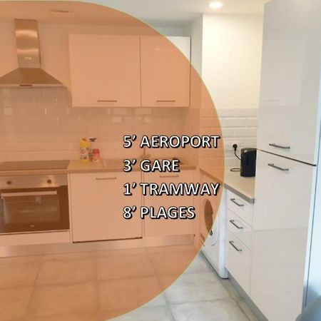 Appartements Renove 2023 Proche Aeroport 5Min, Gare Sncf 2 Min, Tramway Au Pied De L'Immeuble , Parking Possible, Renovated Apartments 2023 Near The Airport 5 Min, Train Station 2 Min, Tram Next To The Building 1 Min, Parking Possible 니스 외부 사진