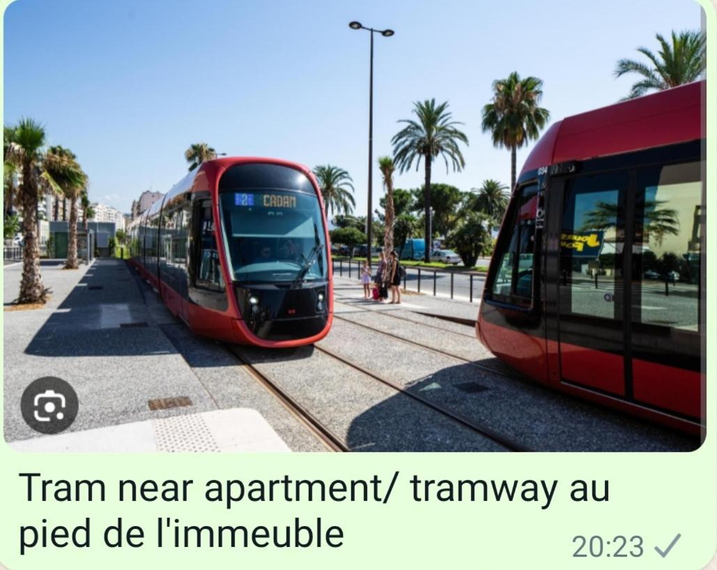 Appartements Renove 2023 Proche Aeroport 5Min, Gare Sncf 2 Min, Tramway Au Pied De L'Immeuble , Parking Possible, Renovated Apartments 2023 Near The Airport 5 Min, Train Station 2 Min, Tram Next To The Building 1 Min, Parking Possible 니스 외부 사진