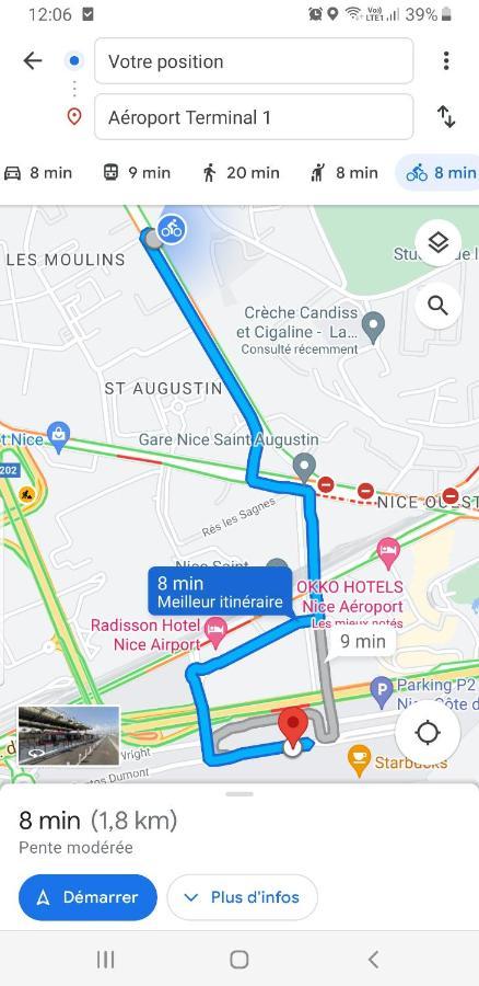 Appartements Renove 2023 Proche Aeroport 5Min, Gare Sncf 2 Min, Tramway Au Pied De L'Immeuble , Parking Possible, Renovated Apartments 2023 Near The Airport 5 Min, Train Station 2 Min, Tram Next To The Building 1 Min, Parking Possible 니스 외부 사진
