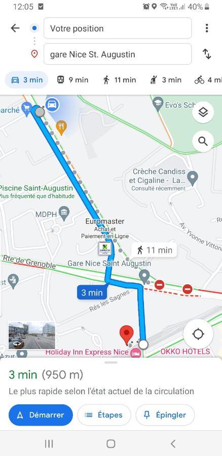 Appartements Renove 2023 Proche Aeroport 5Min, Gare Sncf 2 Min, Tramway Au Pied De L'Immeuble , Parking Possible, Renovated Apartments 2023 Near The Airport 5 Min, Train Station 2 Min, Tram Next To The Building 1 Min, Parking Possible 니스 외부 사진